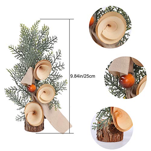 HUAESIN 2pcs Flores Artificiales Navidad con Bayas Rojas de Acebo Artificiales Pino Navidad Pequeña Planta Artificial Decorativa para Fiesta Hogar de Año Nuevo Adornos Centro de Mesa Oficina Invierno