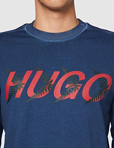 HUGO Dakazie_lp4 10233395 01 Sudadera con Capucha, Dark Blue401, L para Hombre