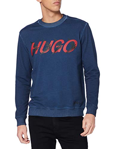 HUGO Dakazie_lp4 10233395 01 Sudadera con Capucha, Dark Blue401, L para Hombre