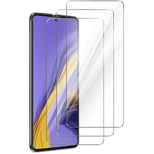 iGlobalmarket [Pack Ahorro - 3 Unidades] Protector de Pantalla Samsung Galaxy A51, Vidrio Templado, sin Burbujas, Alta Definicion, 9H Dureza, Resistente a Arañazos