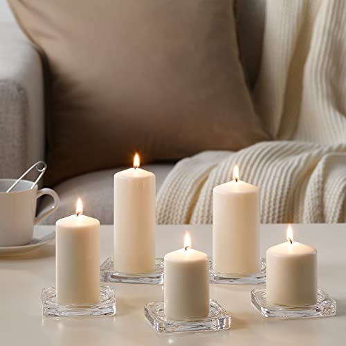 IKEA 803.779.37 Fenomen - Velas sin perfume (5 unidades), color natural