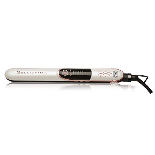 Imetec Bellissima Creativity Color Shine B22 100, Plancha de pelo para cabellos teñidos, revestimiento de tejido para proteger el cabello, ajuste de la temperatura de 150.ºC a 230.ºC