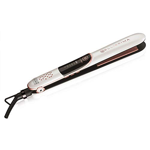 Imetec Bellissima Creativity Color Shine B22 100, Plancha de pelo para cabellos teñidos, revestimiento de tejido para proteger el cabello, ajuste de la temperatura de 150.ºC a 230.ºC