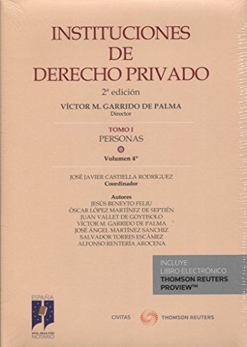 Instituciones de Derecho Privado. Tomo I Personas. Volumen 4º (Instituciones Derecho Privado)