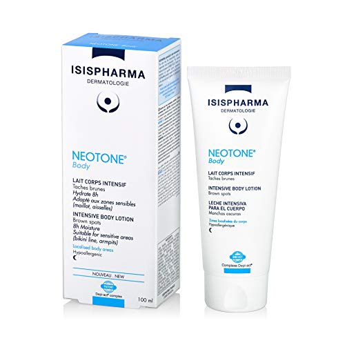 Isispharma Neotone Body - Leche corporal intensiva, para manchas Pigmentarias, tratamiento de noche, para pieles sensibles, 100 ml