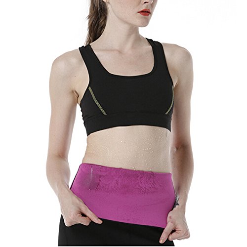 iSpchen Butterme Neopreno Sweat Sauna Cintura Trainer Sport fatburner Hot Former Vientre Cintur¨®n CORS¨¦ Slim Mer Belt para p¨¦rdida de Peso Hombres & Mujeres Rosa Rosa Medium