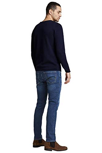 Jack & Jones Jjiglenn Jjoriginal Am 814 Noos Vaqueros Slim, Azul, 34W / 32L para Hombre