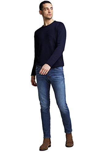 Jack & Jones Jjiglenn Jjoriginal Am 814 Noos Vaqueros Slim, Azul, 34W / 32L para Hombre