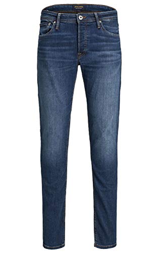 Jack & Jones Jjiglenn Jjoriginal Am 814 Noos Vaqueros Slim, Azul, 34W / 32L para Hombre