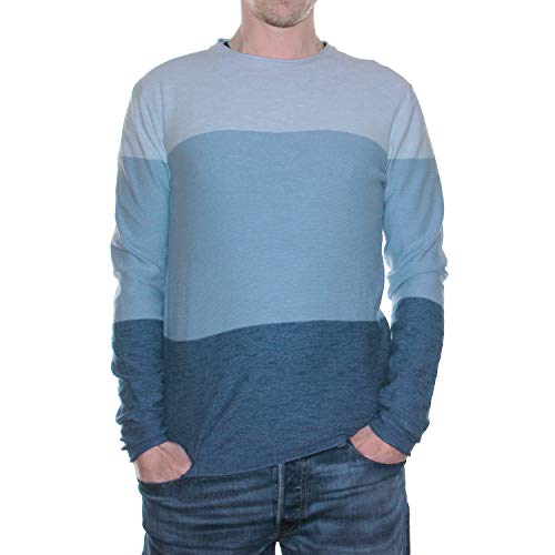 Jack & Jones Jorkenvin Knit Crew Neck Suéter, Ashley Blue, M para Hombre