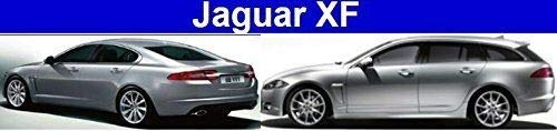 JAGUAR-XF-BE Alfombrillas de terciopelo personalizadas, bordadas, color beige