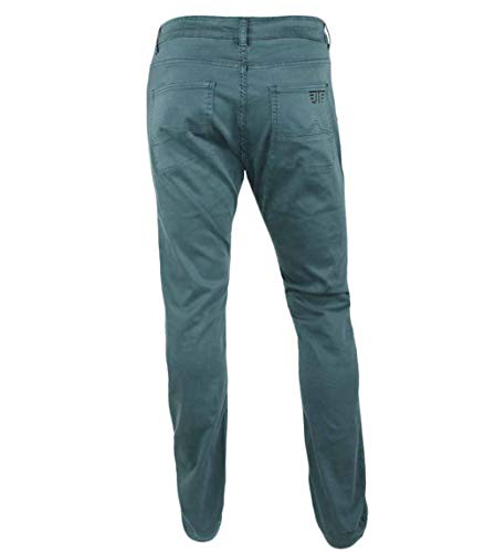 Jeanstrack Roca Pantalón de Escalada-Trekking, Hombre, Hiedra, L