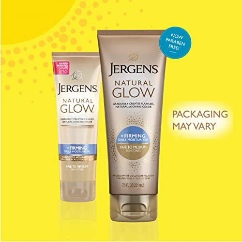 Jergens Natural Glow Firming Moisturizer, Fair to Medium Skin Tones 7.5 Ounces by Jergens