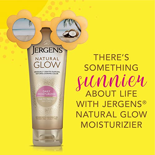 Jergens Natural Glow Revitalizing Daily Moisturizer for Fair to Medium Skin Tones 222 ml Moisturizer