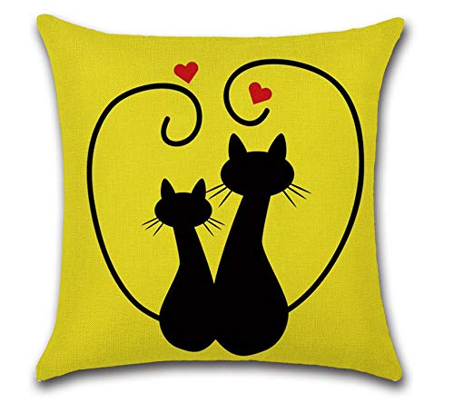 JgZATOA Throw Pillow Covers Funda De Almohada Funda Cojín Hogar Dormitorio Sofá Funda De Cojín Decoración De Coche 45 X 45Cm Juego De 4 Nariz De Elefante