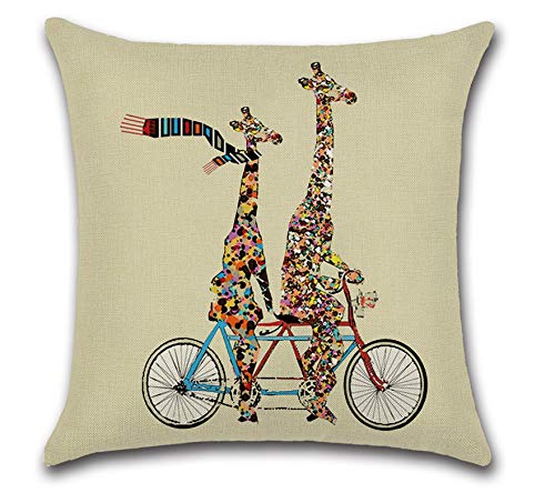 JgZATOA Throw Pillow Covers Funda De Almohada Funda Cojín Hogar Dormitorio Sofá Funda De Cojín Decoración De Coche 45 X 45Cm Juego De 4 Nariz De Elefante