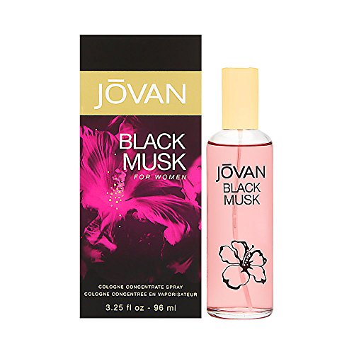 JOVAN BLACK MUSK by Jovan COLOGNE CONCENTRATE SPRAY 3.25 OZ for WOMEN by Jovan