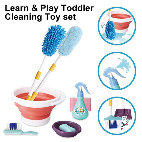 JOYIN Juego de juguetes de limpieza de limpieza para niños pequeños y niños pequeños