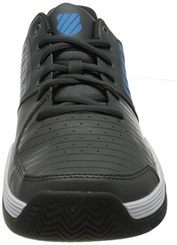 K-Swiss Performance Court Express HB, Zapatos de Tenis Hombre, Sombra Oscura/Blanco/Azul Sueco, 47 EU