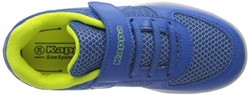 Kappa Fore Kids, Zapatillas Niños, Azul (Blue/Lime 6033), 32 EU