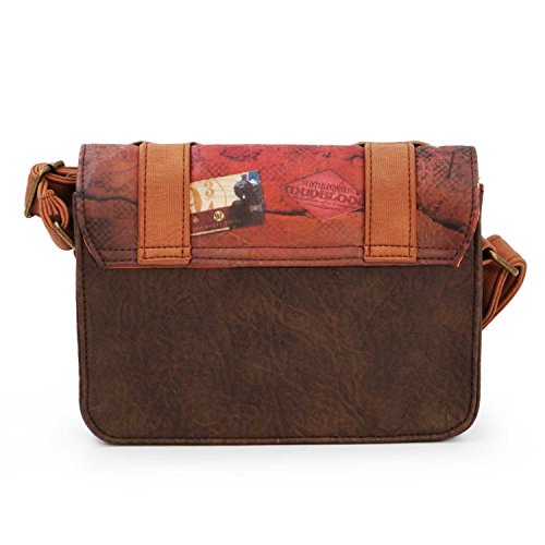 KARACTERMANIA Harry Potter Railway - Bolso Satchel, Marrón, 20 cm