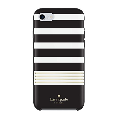 Kate Spade KSIPH-055-STBWG Funda para teléfono móvil 11,9 cm (4.7") Negro, Blanco - Fundas para teléfonos móviles (Funda, Apple, iPhone 7/8, 11,9 cm (4.7"), Negro, Blanco)