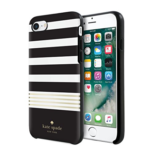 Kate Spade KSIPH-055-STBWG Funda para teléfono móvil 11,9 cm (4.7") Negro, Blanco - Fundas para teléfonos móviles (Funda, Apple, iPhone 7/8, 11,9 cm (4.7"), Negro, Blanco)