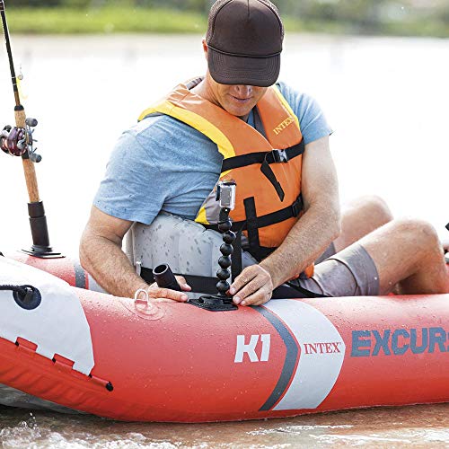 Kayak Hinchable INTEX K1 Excursion Pro 1 Remo + hinchador