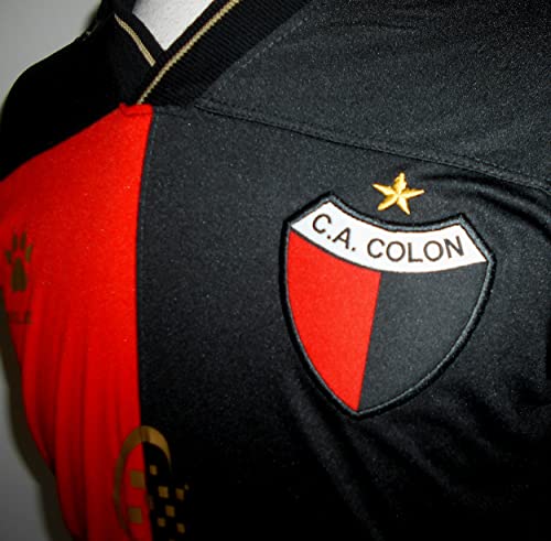 KELME Club Atlético Colon Camiseta de Fútbol para Hombre 2021-2022, Rojo/Negro, XX-Large