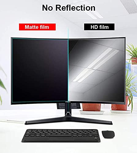 KELUNIS Antirreflejo Esmerilado Protector de Pantalla de televisión, Anti luz Azul Película de Filtro de Monitor Reducir el Reflejo del deslumbramiento Protege Tus Ojos/A / 50in 1095/616mm