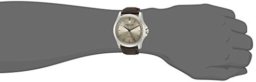 Kenneth Cole Men's New York 10027417 Silver Leather Quartz Dress Watch