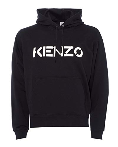 Kenzo FA65SW3004MD.99 Sudadera con Capucha para Hombres - Negro - XL