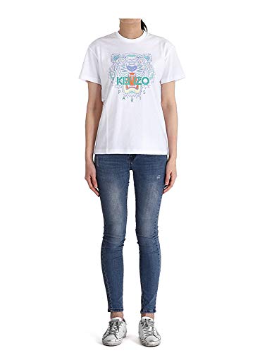 Kenzo Tiger 2TS959 4YA - Camisetas para mujer Blanco L