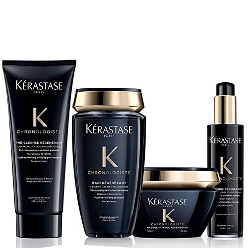 Kerastase Chronologiste Pre Shampoo 200ml Champu 250ml Mascarilla 200ml Crema 150ml