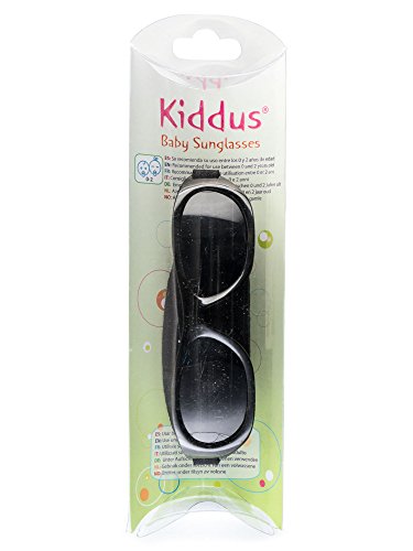 Kiddus Gafas de sol Baby para bebés, NIÑOS Y NIÑAS, desde 0 meses a 2 años, 100% protección UV, MUY CÓMODAS gracias a la SUAVE banda ajustable, el regalo ideal para recién nacidos.