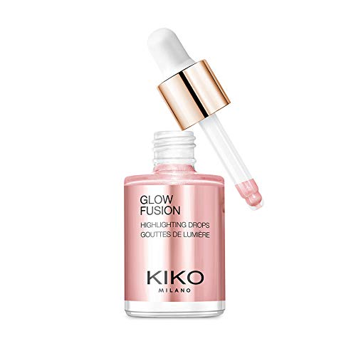 KIKO Milano Glow Fusion Highlighting Drops 01 | Iluminador líquido para el rostro con acabado metálico