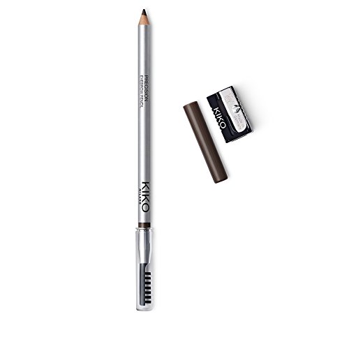 KIKO Milano Precision Eyebrow Pencil 01 | Lápiz de cejas con fórmula dura de microprecisión y cepillo de separación