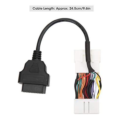 KIMISS Cable de diagnóstico Adaptador, reemplazo de arnés de Conector de Cable de diagnóstico OBD2 de 26 Pines para Model 3 Model Y después de enero de 2019