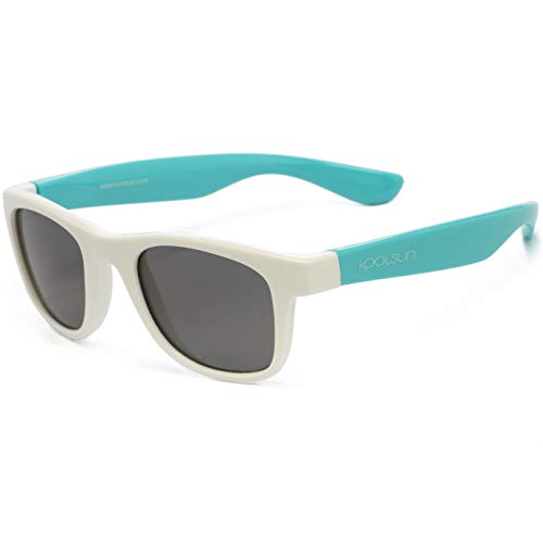 KOOLSUN - Wave Gafas de sol para niños (3 a 10 años, acuario blanco)