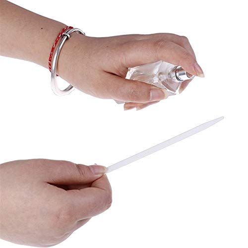 KSFBHC Aromatherapy Fragrance Perfume Aceites Esenciales Pruebas Tester Tapas de Papel (Color : White)