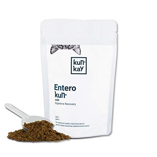 KUNKAY Enterokun Mild Gatos - 55 g | Suplemento para la Salud intestinal (regulador de la microbiota y antiinflamatorio)