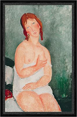 Kunstdruck Young Woman in a Shirt Amedeo Modigliani - Vestido para mujer