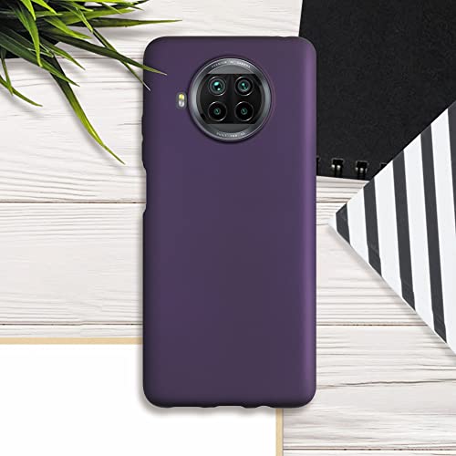 kwmobile Carcasa Compatible con Xiaomi Mi 10T Lite - Funda de Silicona para móvil - Cover Trasero en Frambuesa metálico