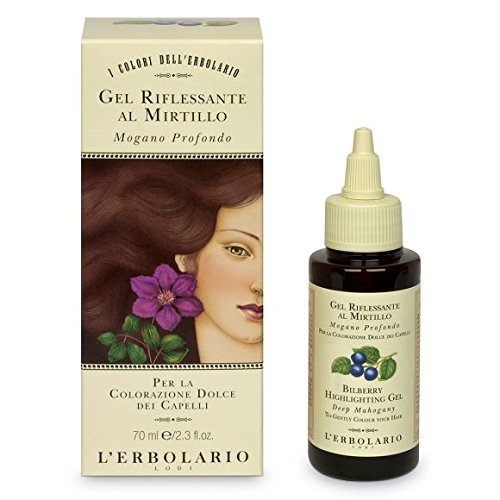 L 'erbolario pelo Colores Gel con Heide lbeere – unas mahagon irot, 70 ml