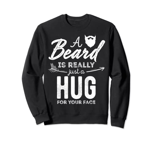 La barba de regalo para hombre barbudo es realmente un abrazo para tu cara Sudadera