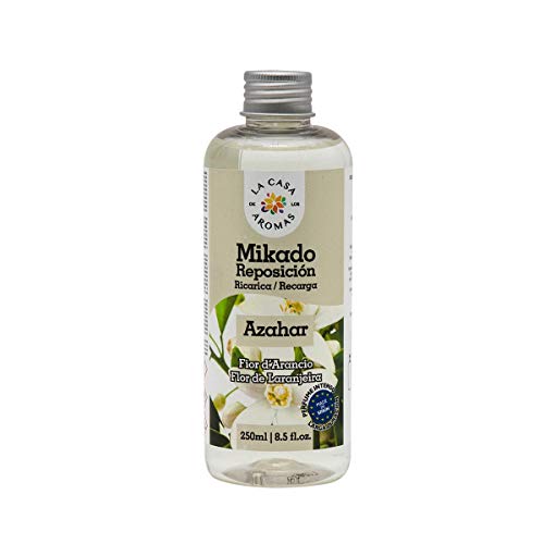 LA CASA DE LOS AROMAS Mikado Reposicion 250 Ml Sin Varillas (Azahar, 1)