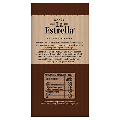 LA ESTRELLA Café Tostado Molido Mezcla 50/50 250g