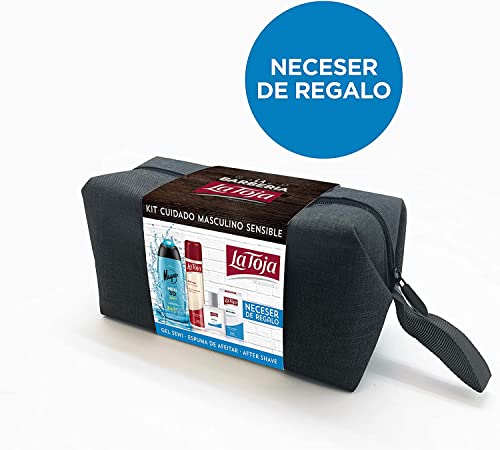 La Toja La Toja - Kit Cuidado Masculino Sensible - After Shave Bálsamo Clásico 100 Ml + Espuma Sensible 300 Ml + Gel Magno Men 3D Sport 400 Ml 800 g