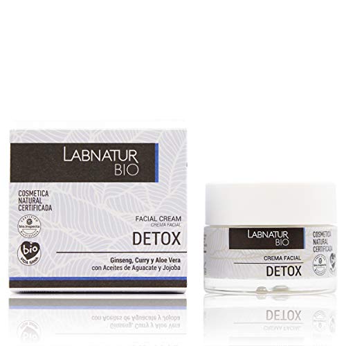 LABNATUR NATURAL EXCELLENCE Crema Facial Detox 50ml. Bio, Negro, Estandar