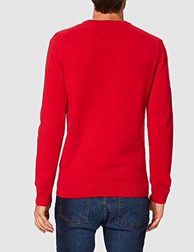 Lacoste AH1952 Suéter para Hombre, Rojo, S